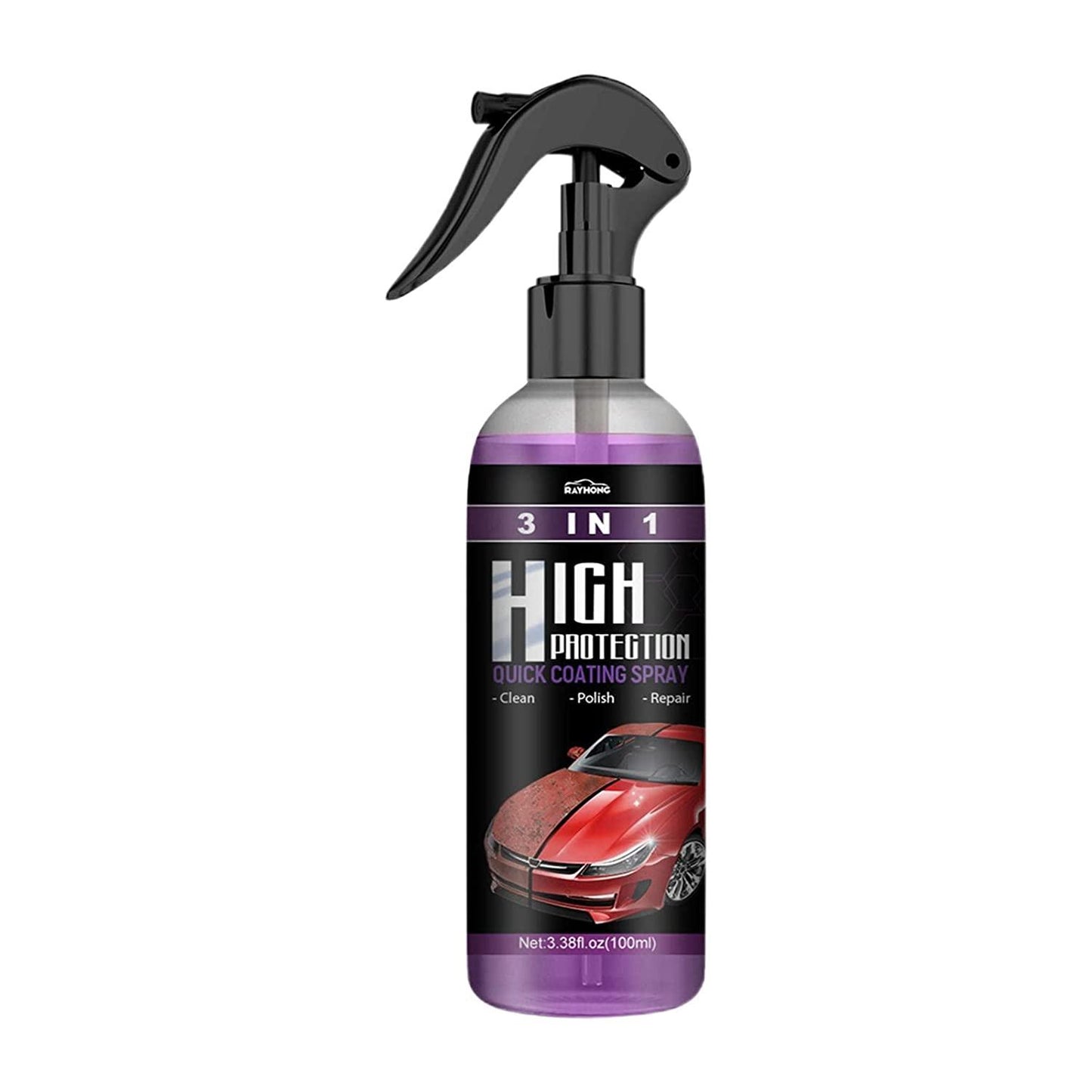 Hydrophobic Polish Nano Coating Agent Car Scratch Spray Cars Polishing for Motorcycle (Pack of 2)