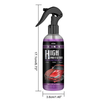 Hydrophobic Polish Nano Coating Agent Car Scratch Spray Cars Polishing for Motorcycle (Pack of 2)